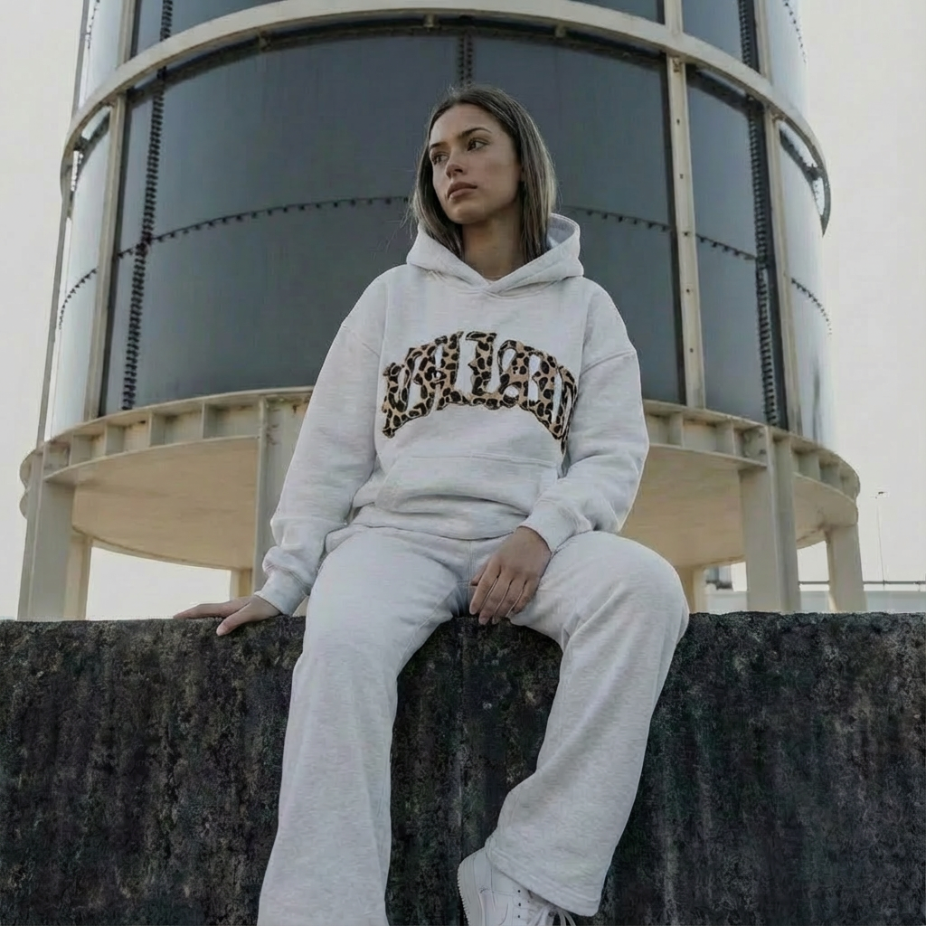 Leopard Lounge Set | Hoodie & Joggers with Leo Accent