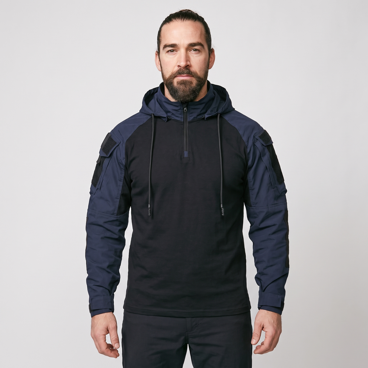 Men's Tactical Quarter Zip Combat Shirt - Fishing Hoodie