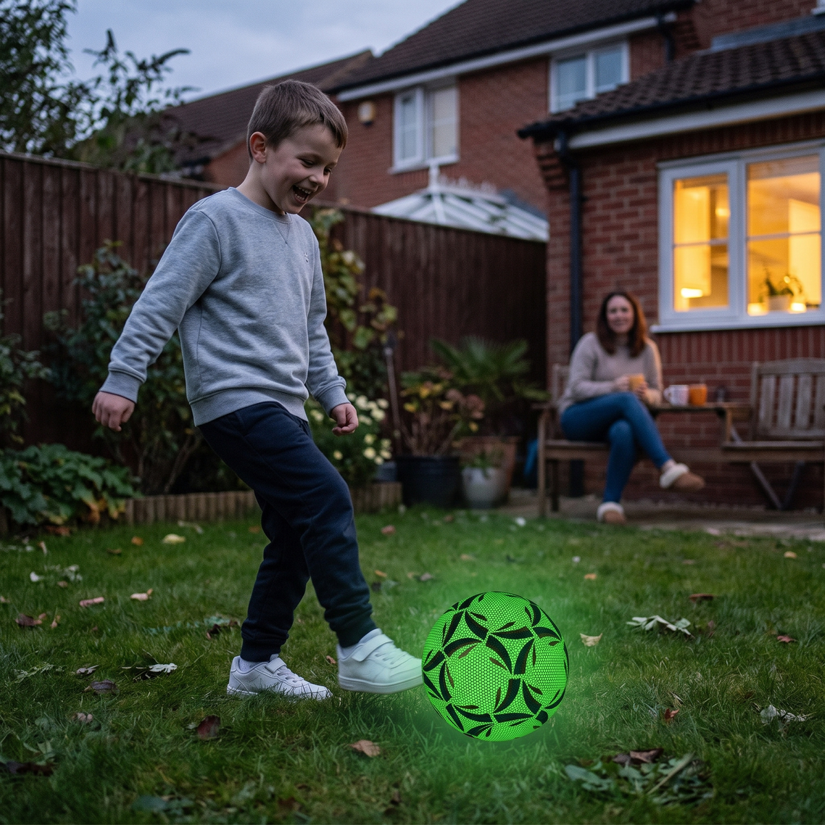 Glow in the Dark Football Ball for Outdoor Football Fun
