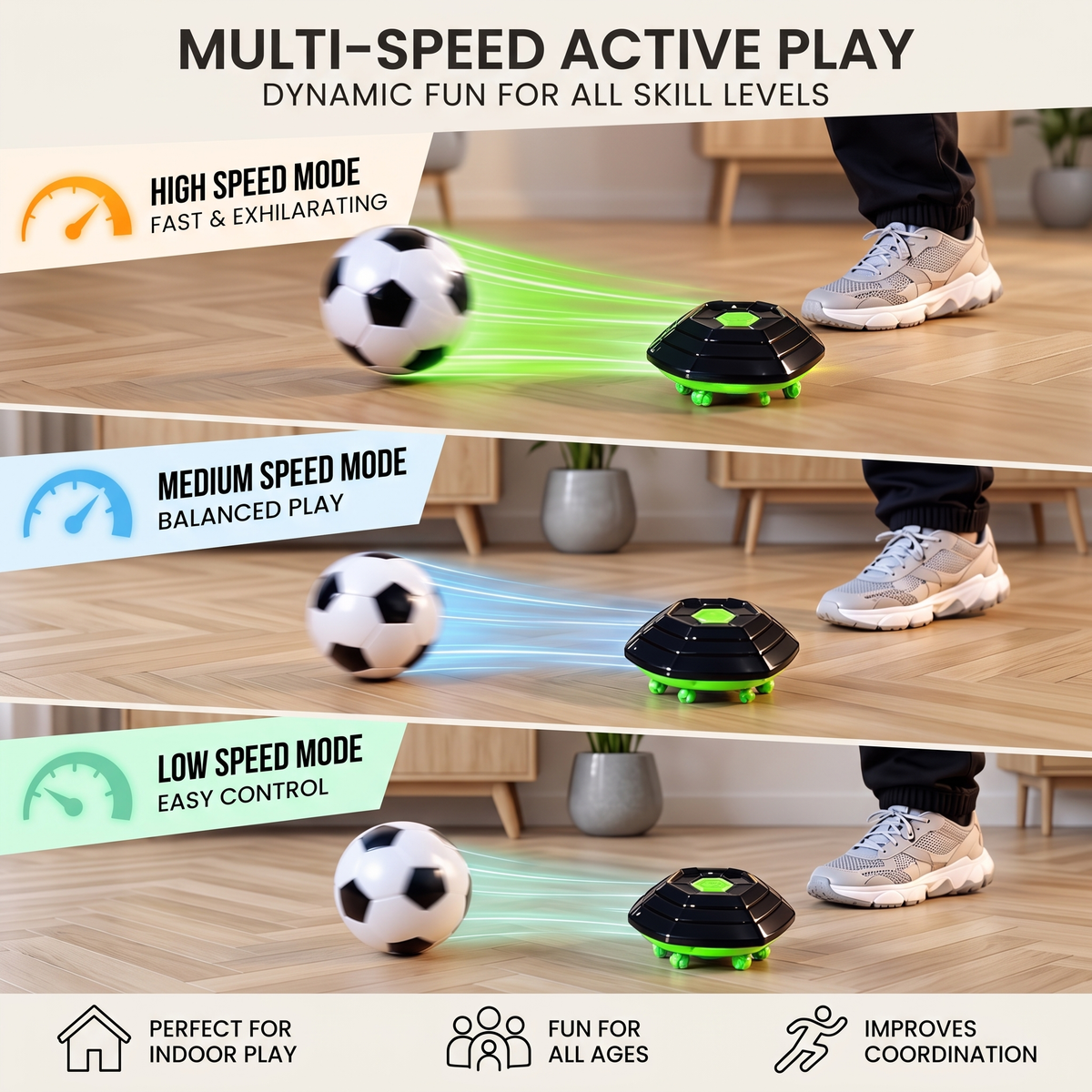 Interactive Football Training Robot with Smart Ball Tracking