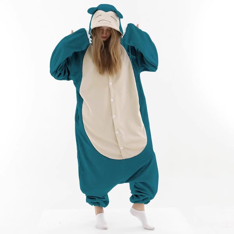 Hooded Character Onesie Pajamas for Adults and Kids