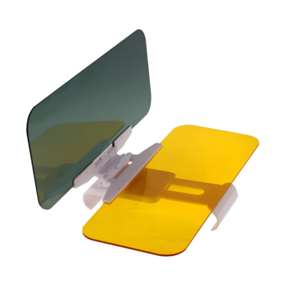 Clip-On Anti-Glare Shield for Safer Driving