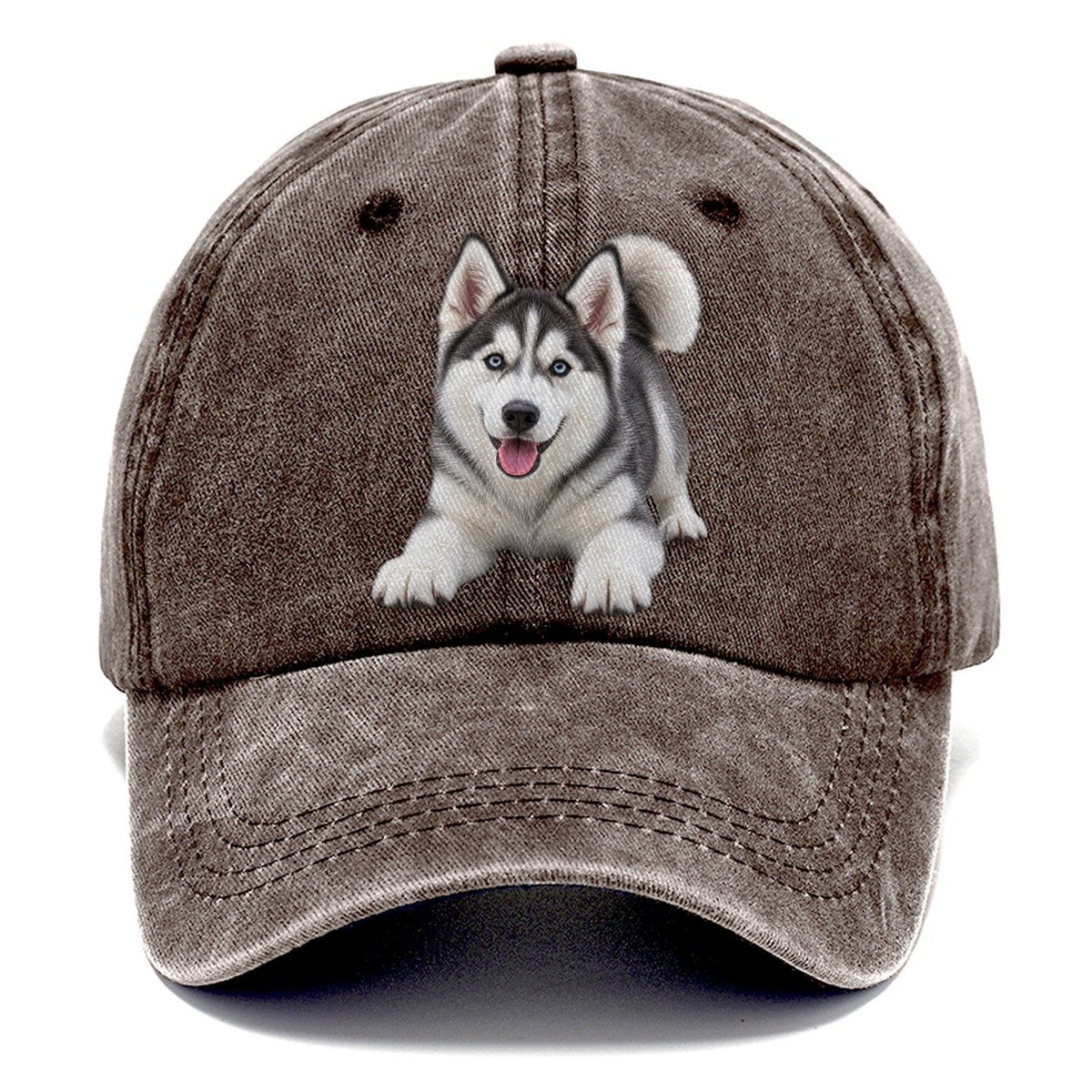 Siberian Husky Play Bow Top Breeds Classic Cap