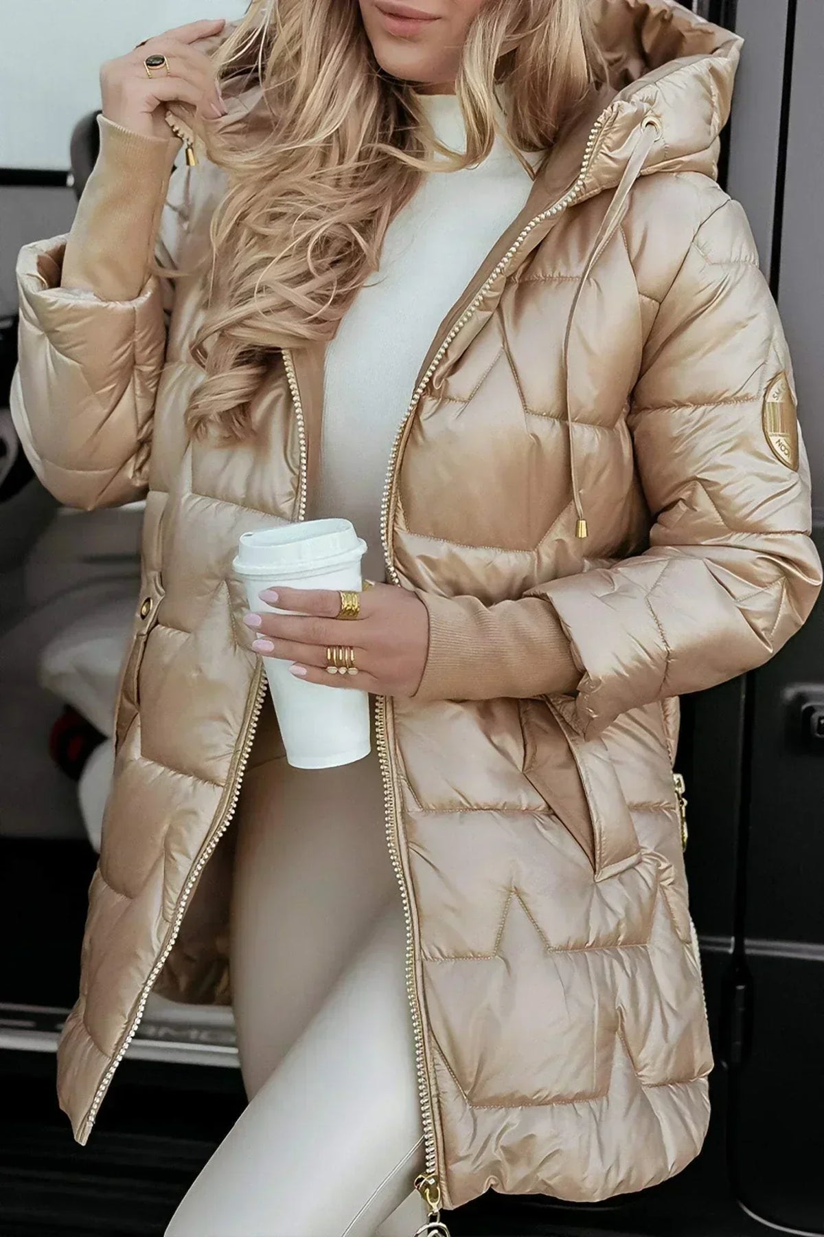 Leona Luxury Quilted Jacket