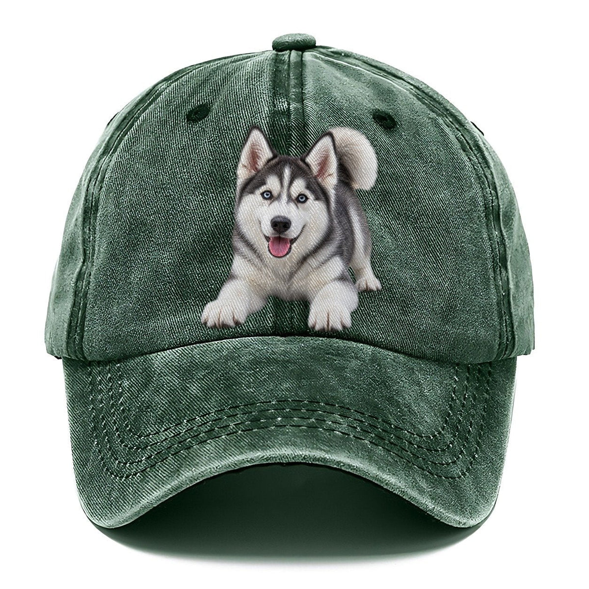 Siberian Husky Play Bow Top Breeds Classic Cap