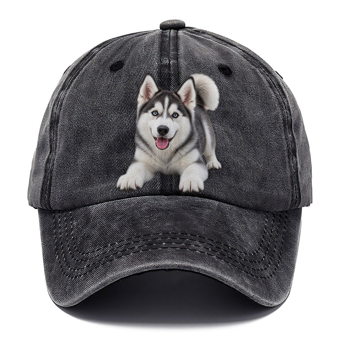 Siberian Husky Play Bow Top Breeds Classic Cap