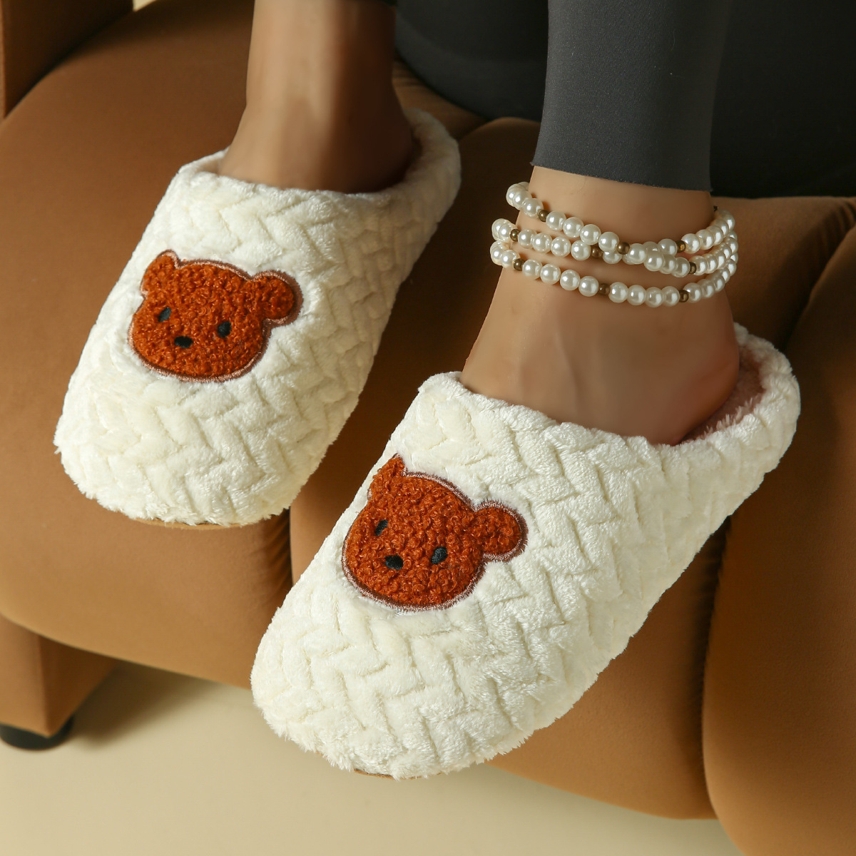Nordspur | Plush Indoor Slip On Slippers