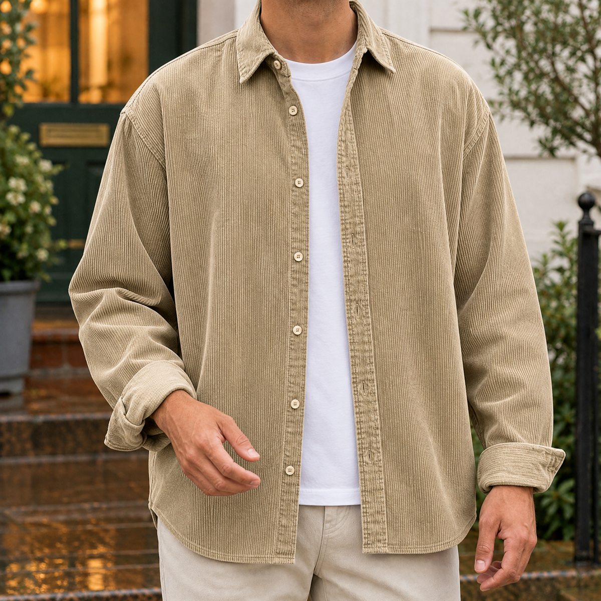 Aubin-Reid Corduroy Overshirt