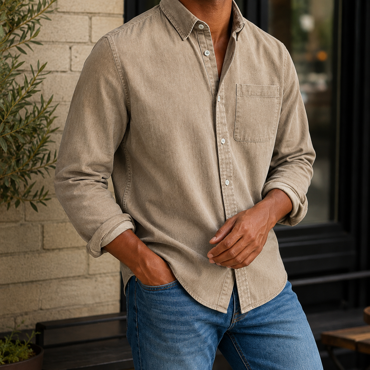 Carter Chambray Shirt