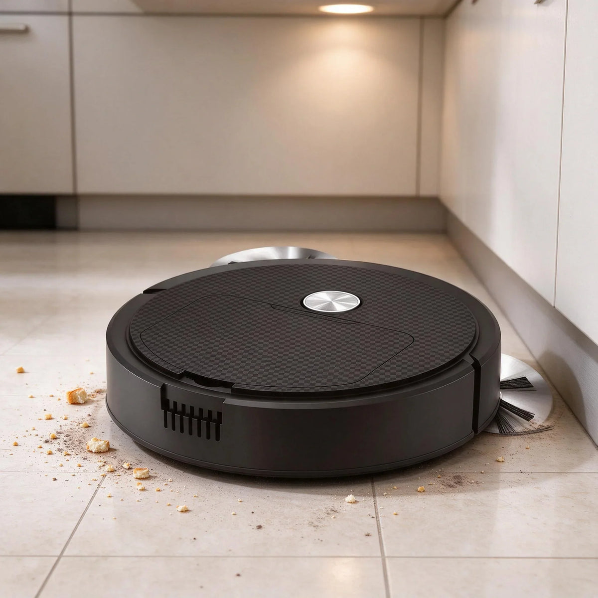 3-in-1 Robot Vacuum with Mop, USB Charging and Cordless Operation