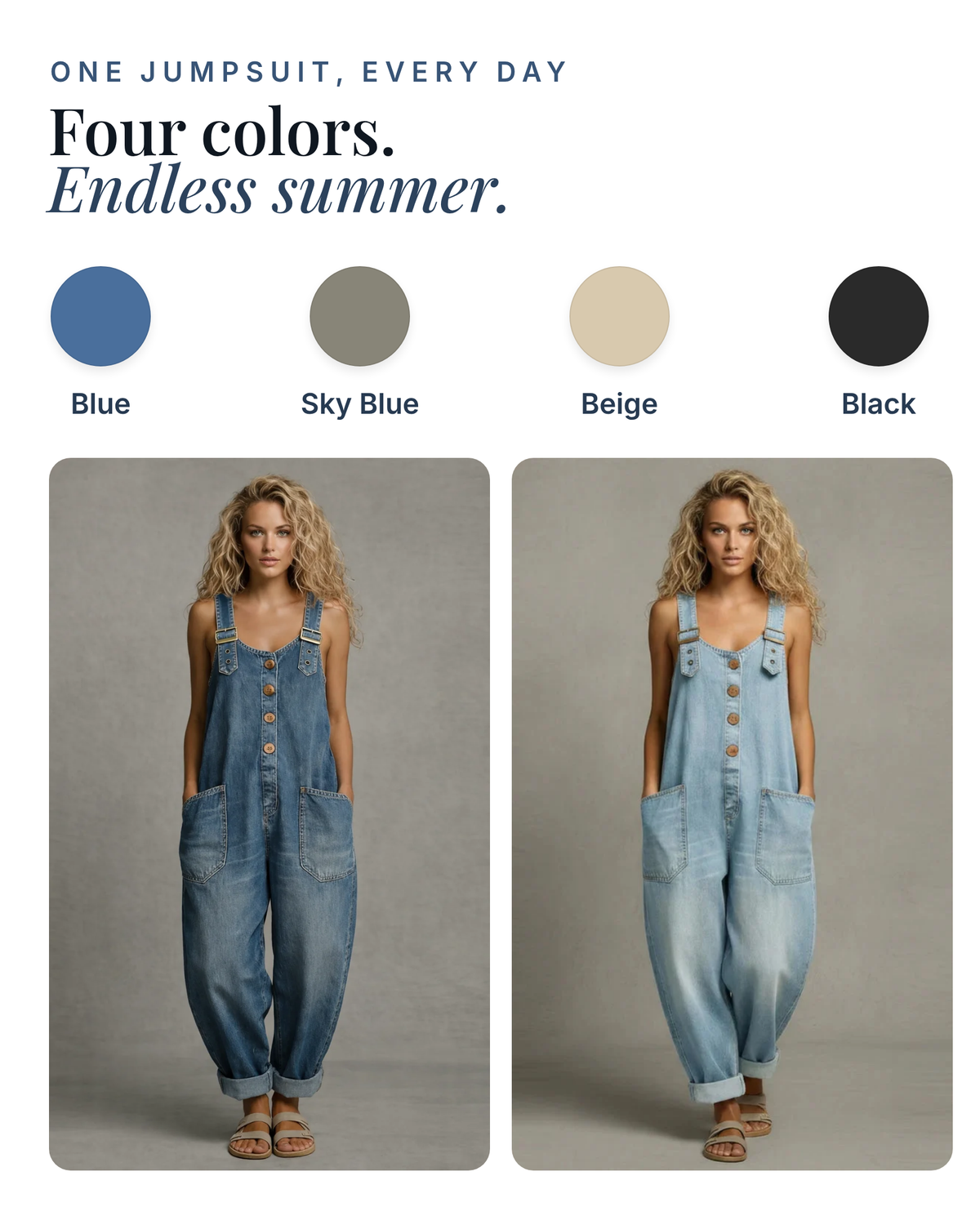 Relaxed Utility Jumpsuit