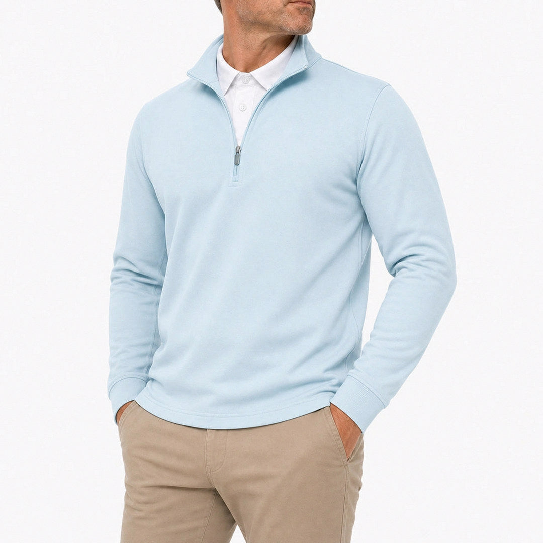 Men's Ultra Comfortable 2-in-1 Quarter-Zip