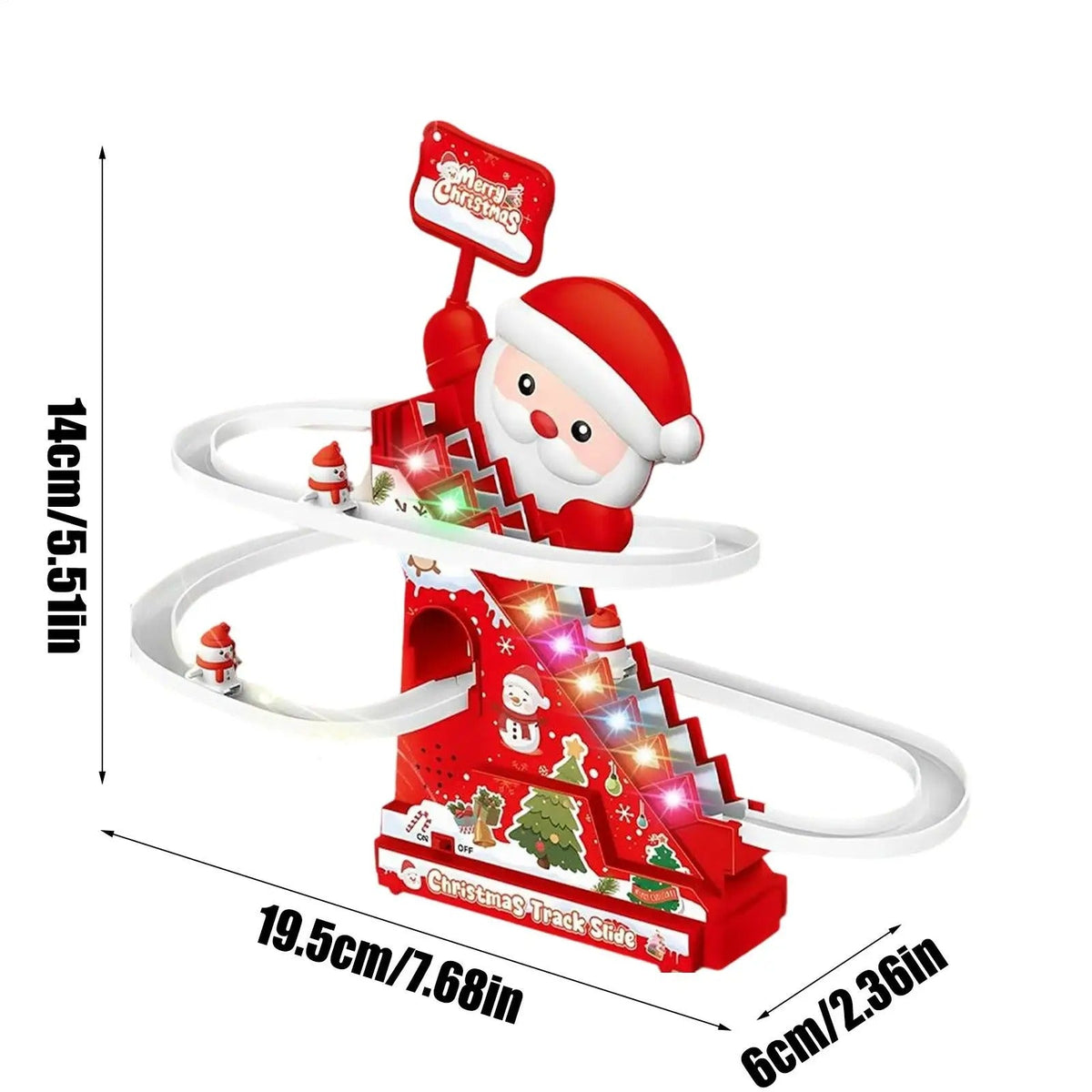 Christmas Santa Slide Roller Coaster Fun