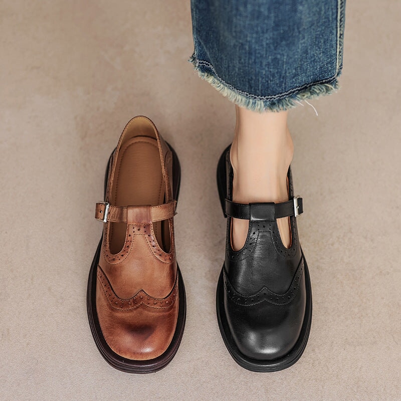 T-Strap Mary Jane Flats
