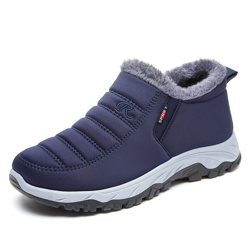 Men and Women Easy Slip On Fleece Lined Winter Boots