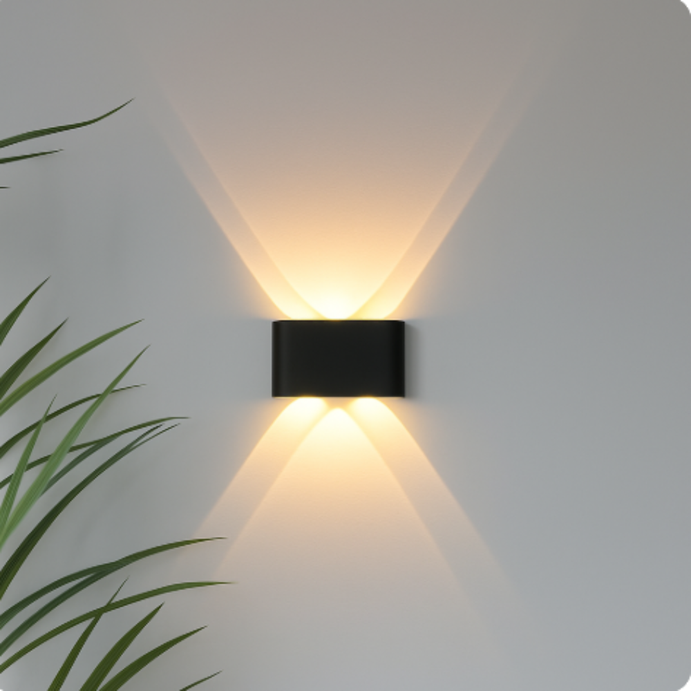 Modern Minimalist Indoor & Outdoor LED Wall Light Fixture