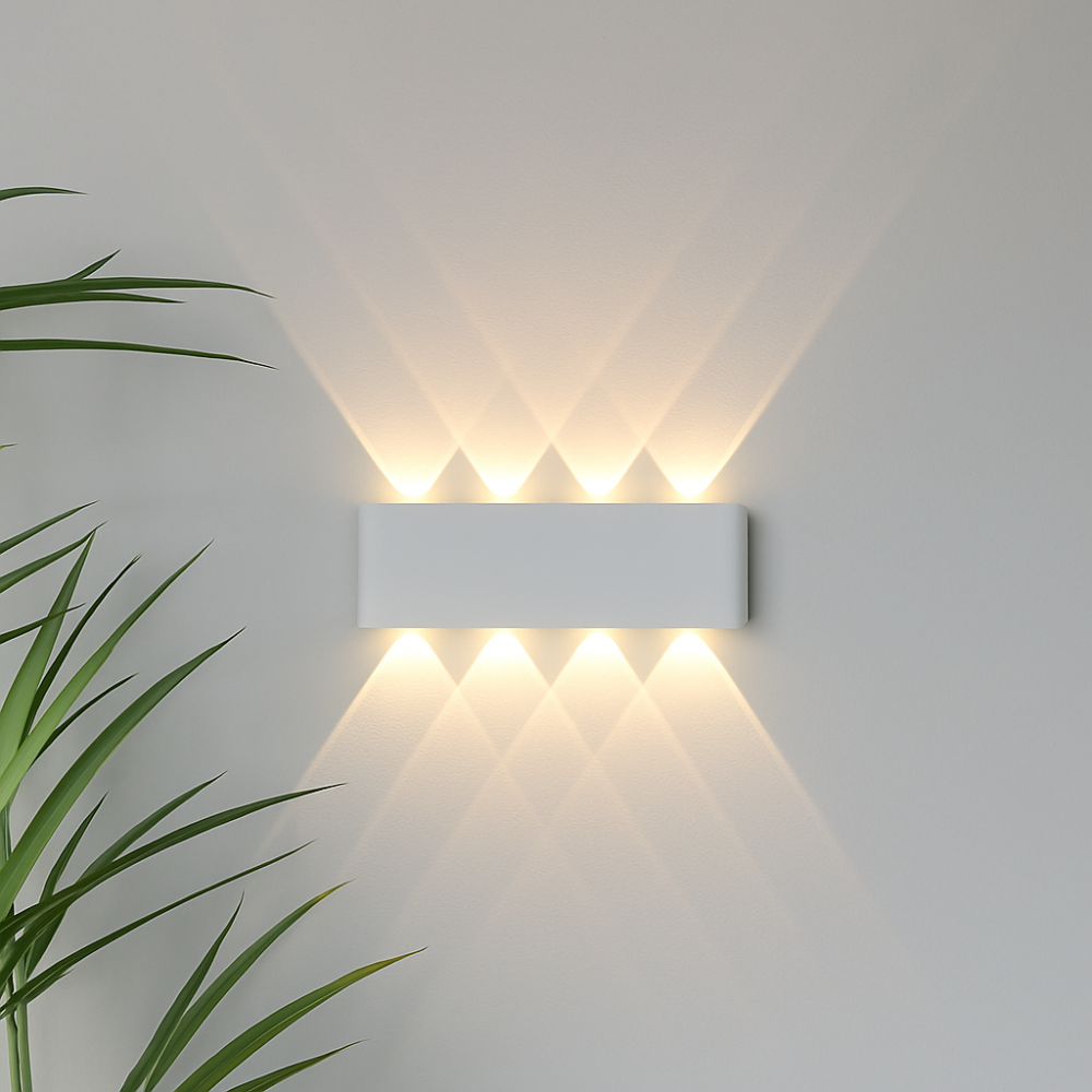 Modern Minimalist Indoor & Outdoor LED Wall Light Fixture