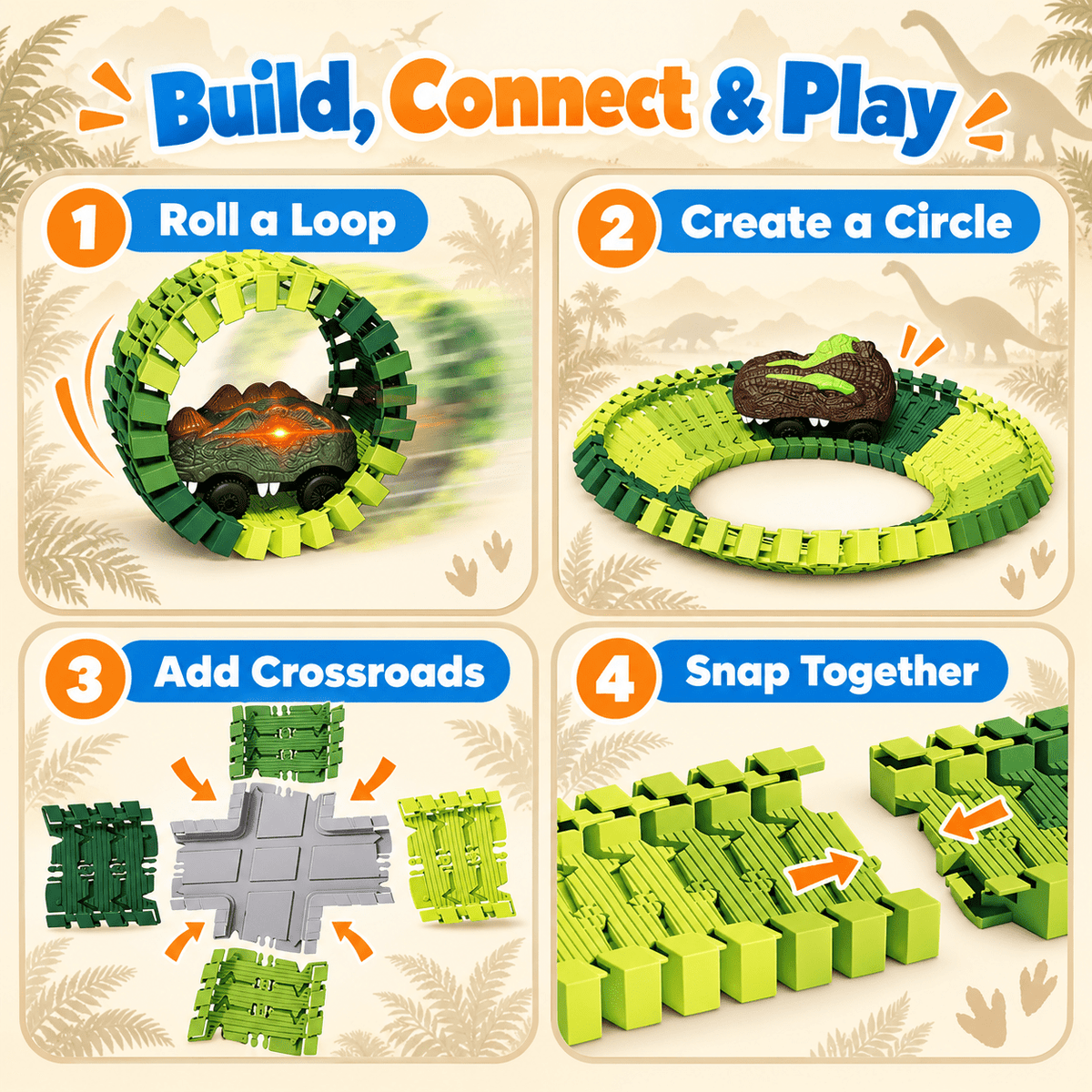 Dino World Race Track