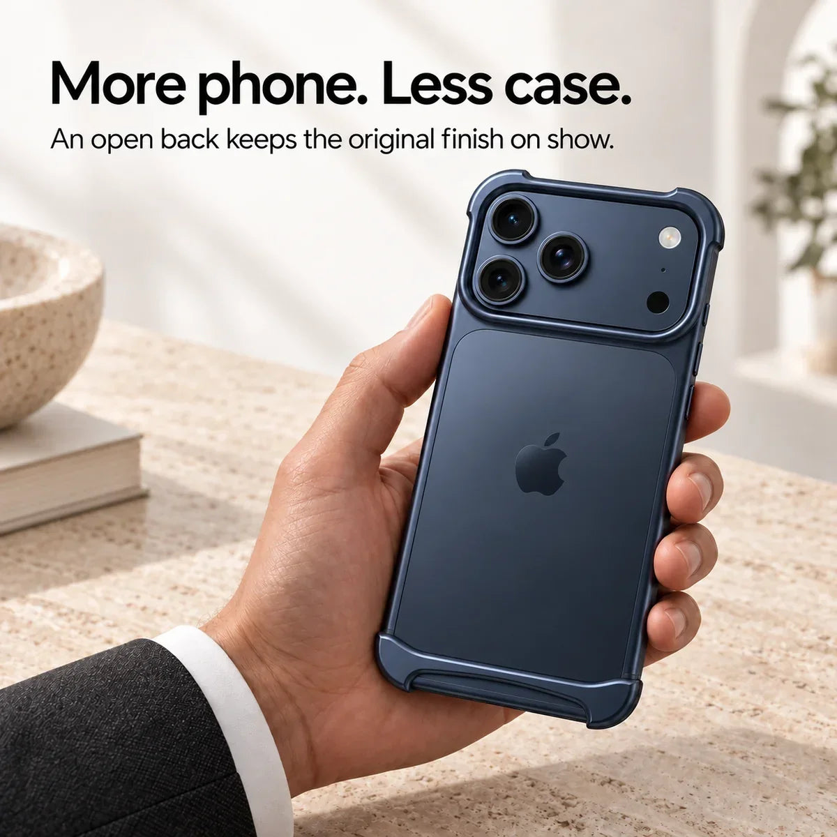 Slim Aluminum iPhone Bumper Case – Shockproof Minimal Protection