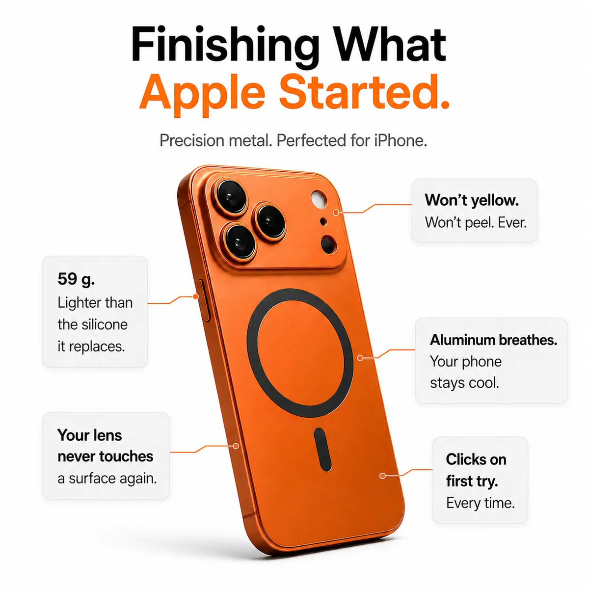 Metal iPhone Case