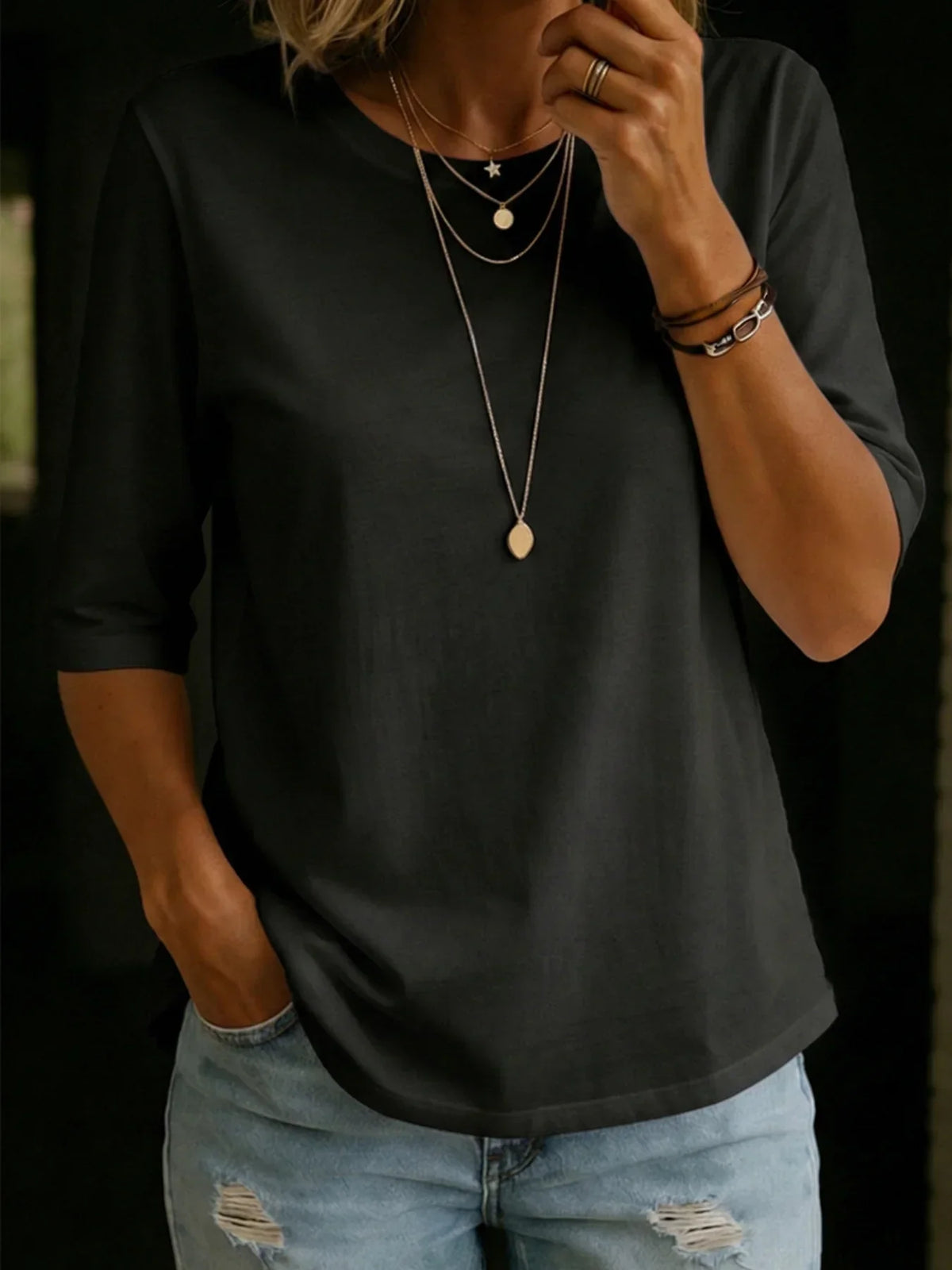Essential Soft Cotton Short Sleeve T-Shirt