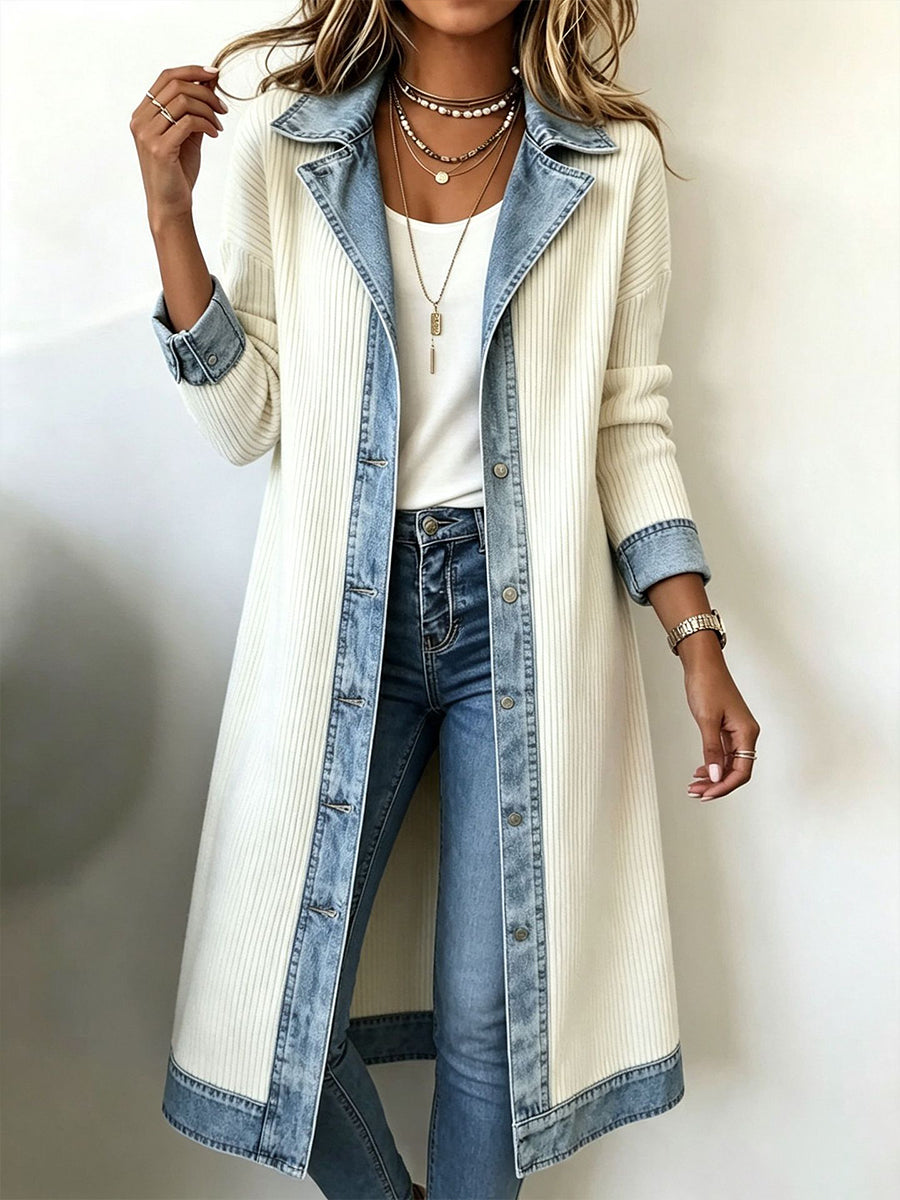 Casual Long-line Knit Cardigan