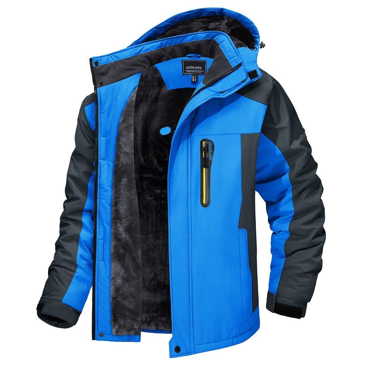 Performance Winter Jacket with Waterproof Detachable Lining and Fabric Shell
