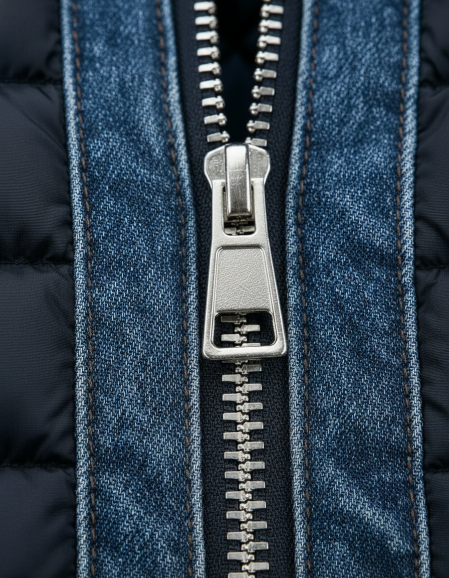 Zacharie - Modern Quilted Denim Jacket