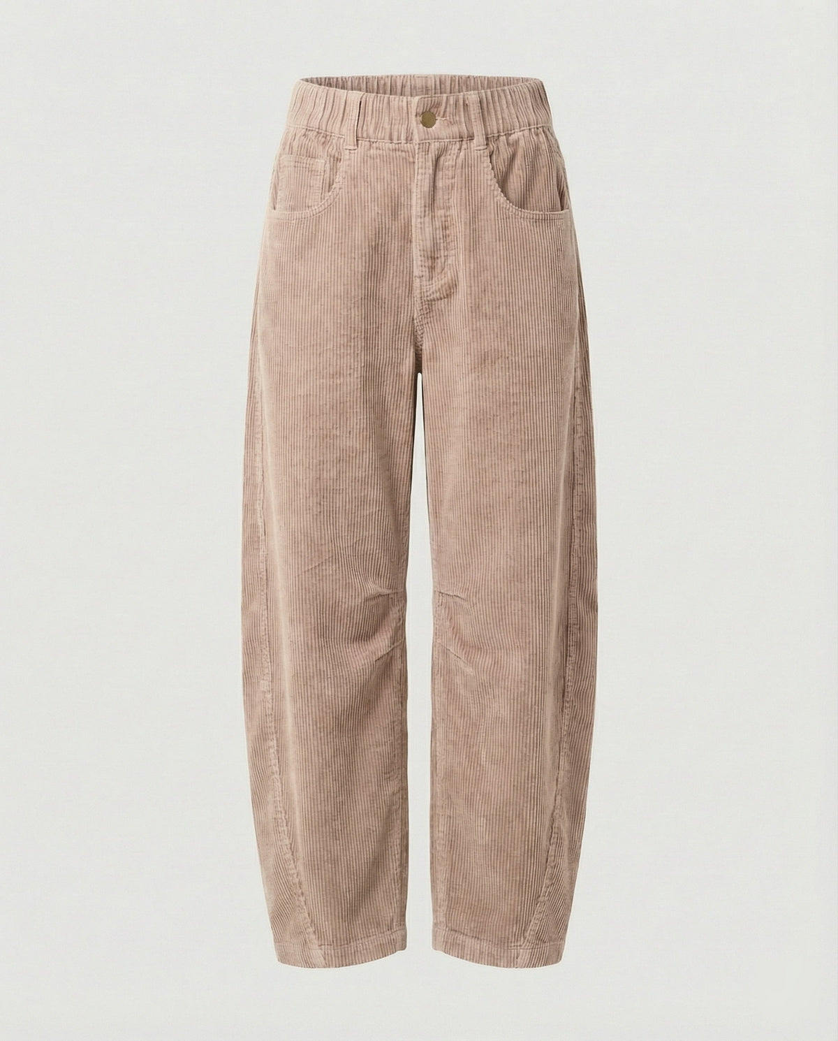 Women's Wide Corduroy Trousers High Waist