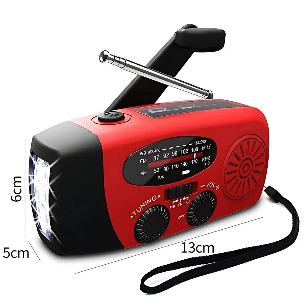 Solar Hand Crank Radio