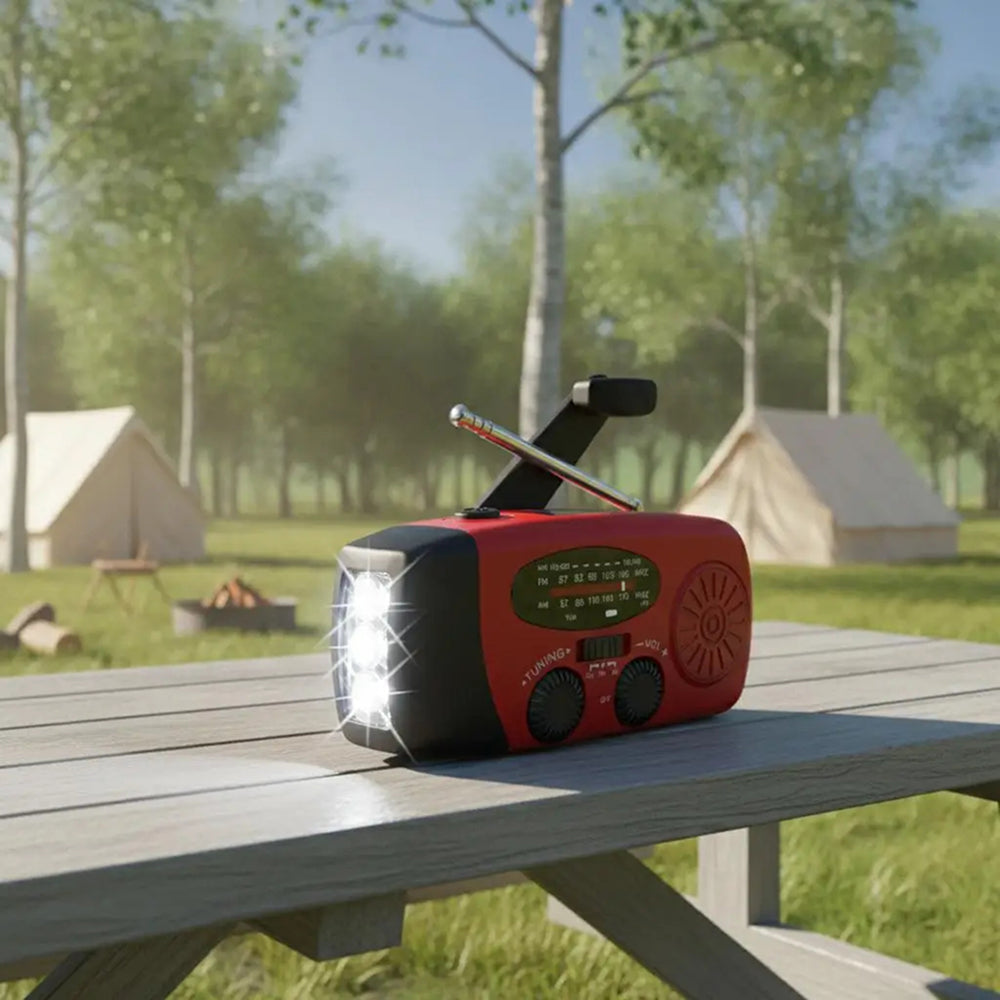 Solar Hand Crank Radio