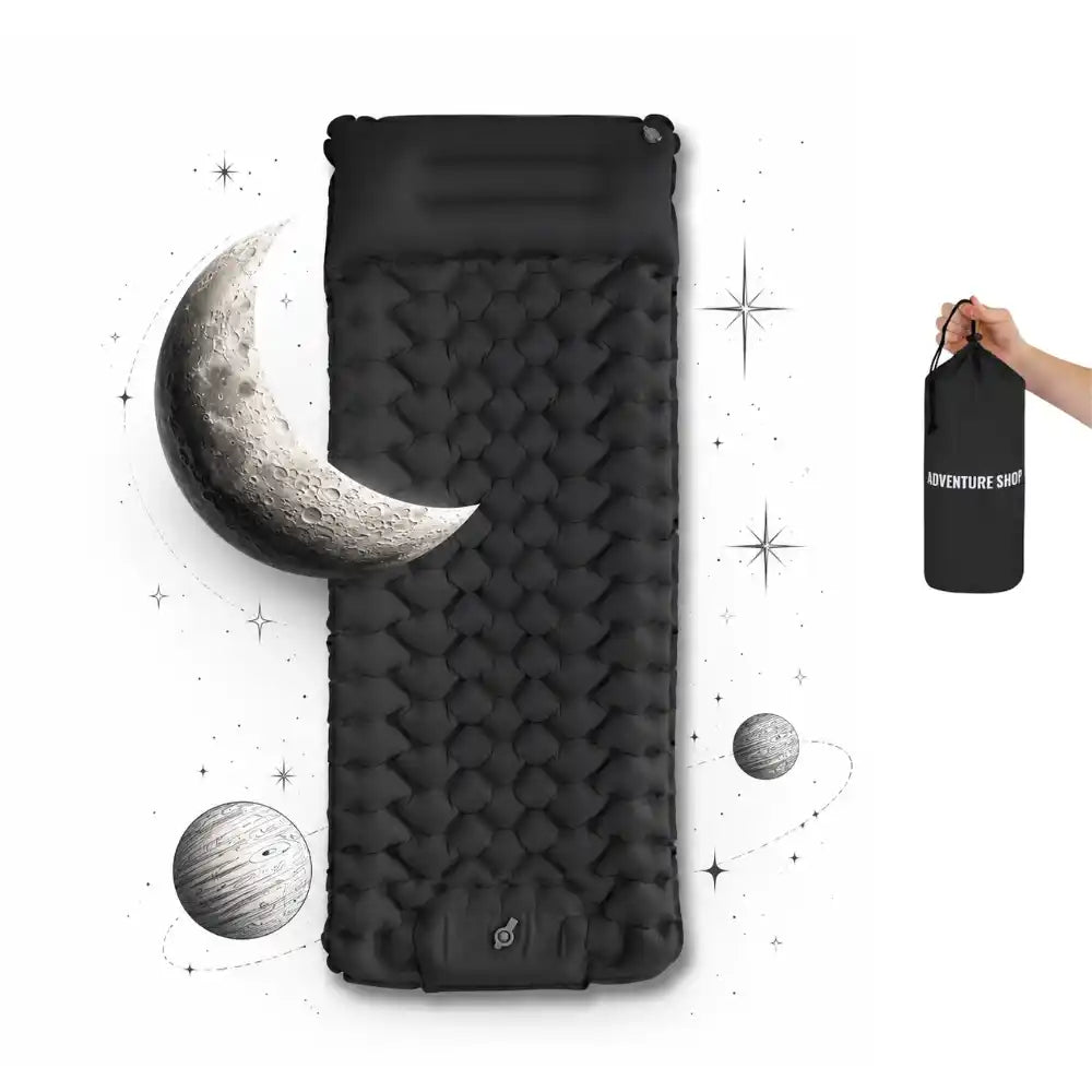 Ultralight Inflatable Sleeping Pad with Integrated Pump