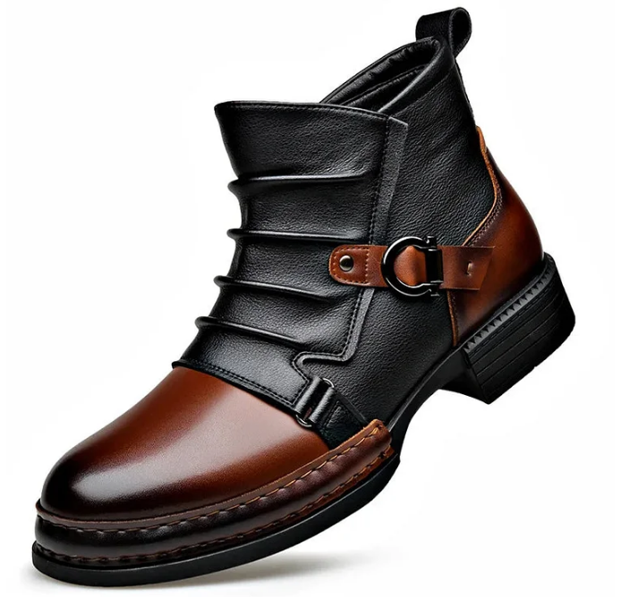 Genuine Leather Ankle Boots for Men