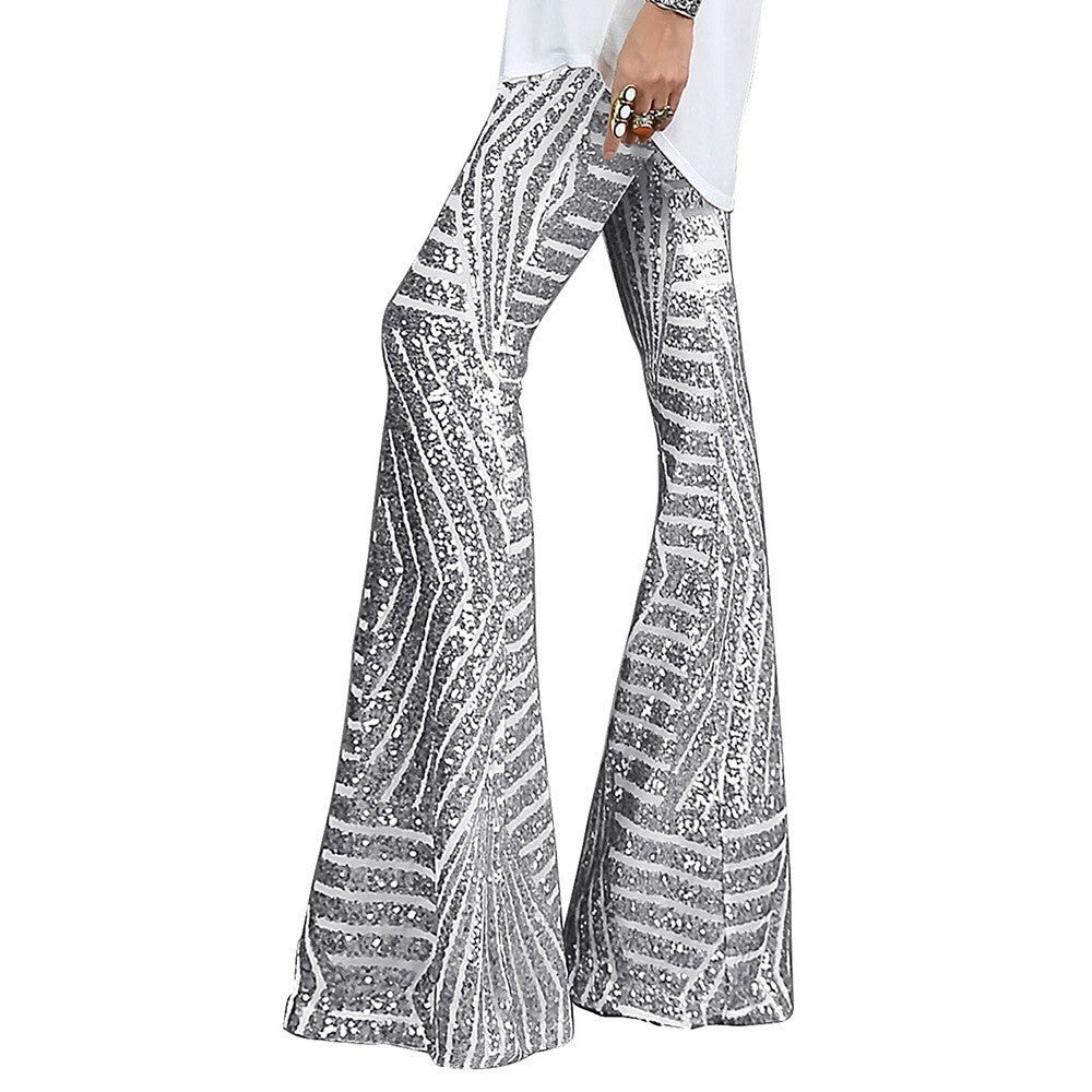 Amara Sequin Flare Pants