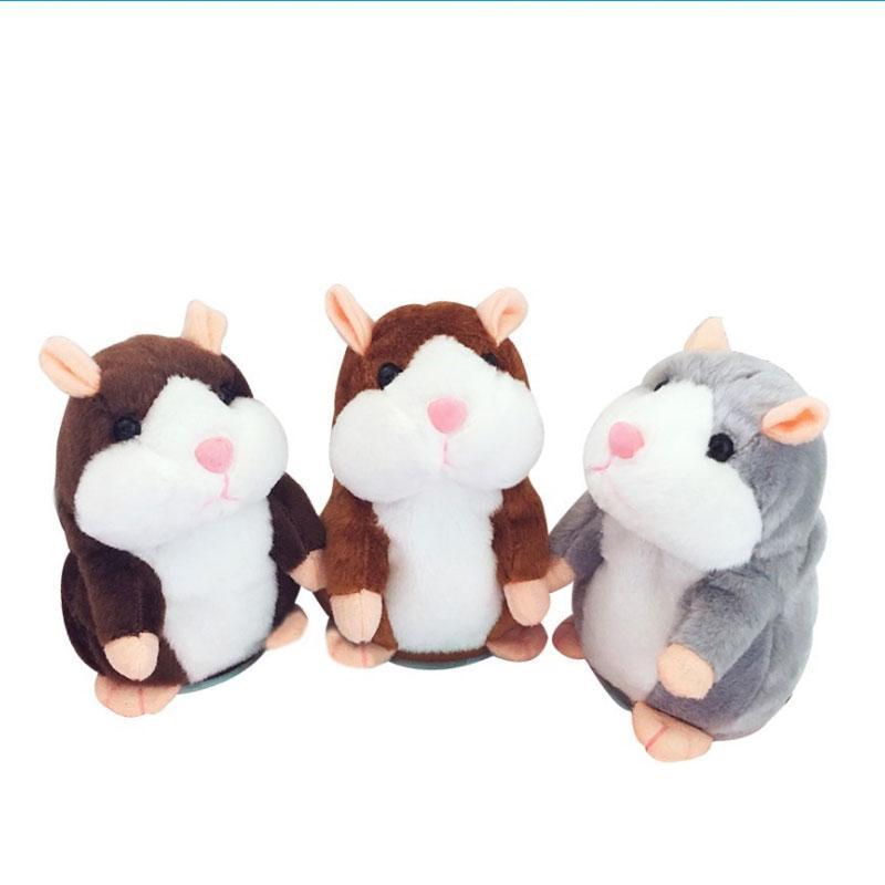 Talking Hamster Plush – Repeats Whatever You Say, Auto Head-Shaking, Hilarious Fun for Kids & Adults