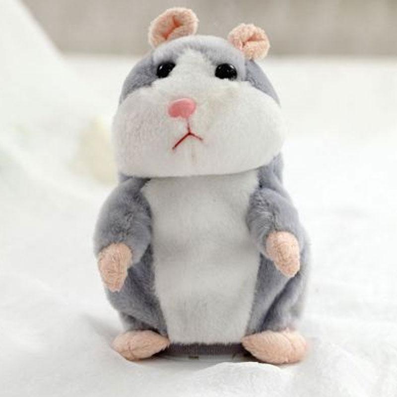 Talking Hamster Plush, Repeats Voices and Shakes Head
