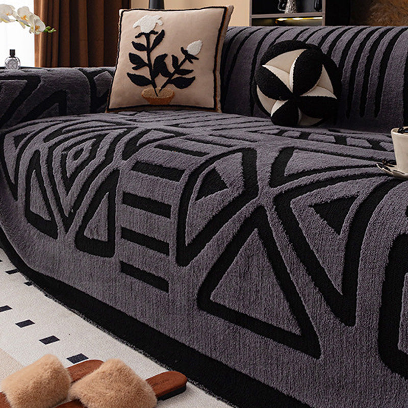 Soft Plush Sofa Cover with Non-Slip Backing – 9 Colours, 5 Sizes (180x130cm to 180x420cm) – Elegant Protection for 1-4+ Seater Sofas