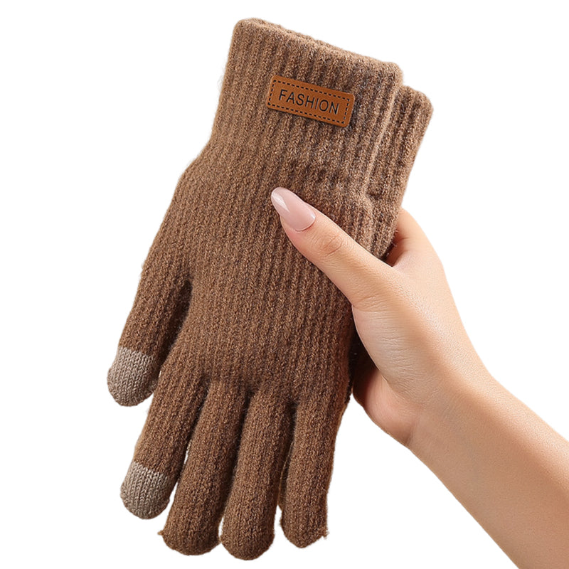 Warm Thermal Knitted Gloves with Touchscreen