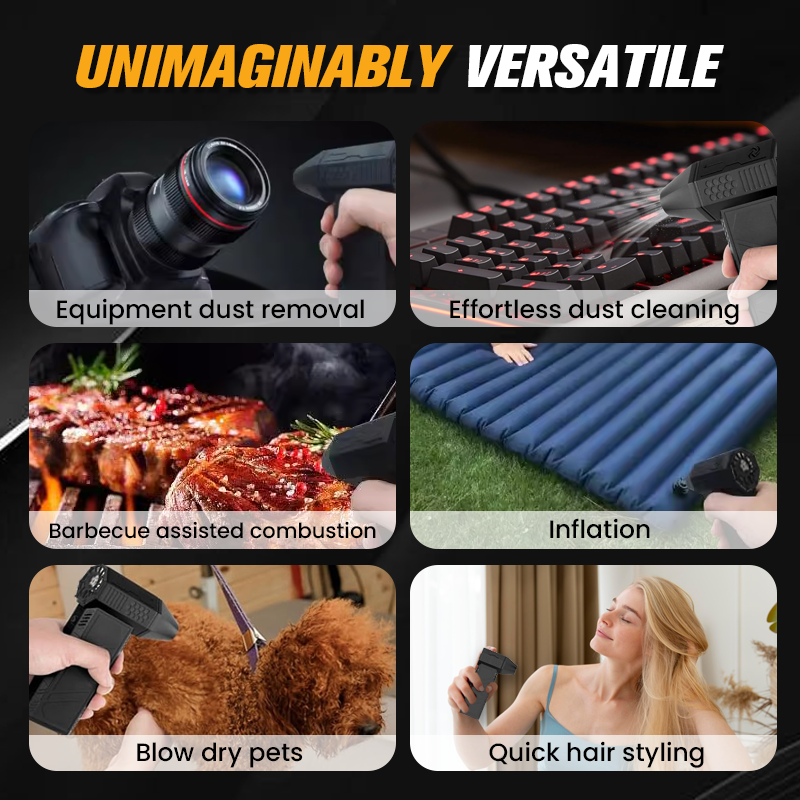 Powerful Turbo Fan, Ultra-Efficient, Compact and Ideal for Home or Car