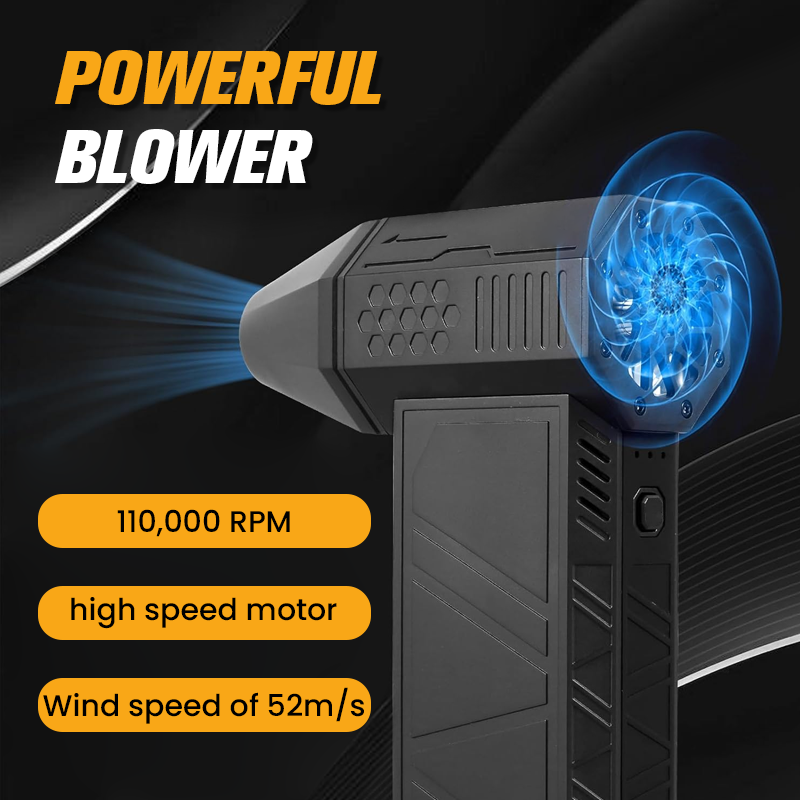 Powerful Turbo Fan, Ultra-Efficient, Compact and Ideal for Home or Car