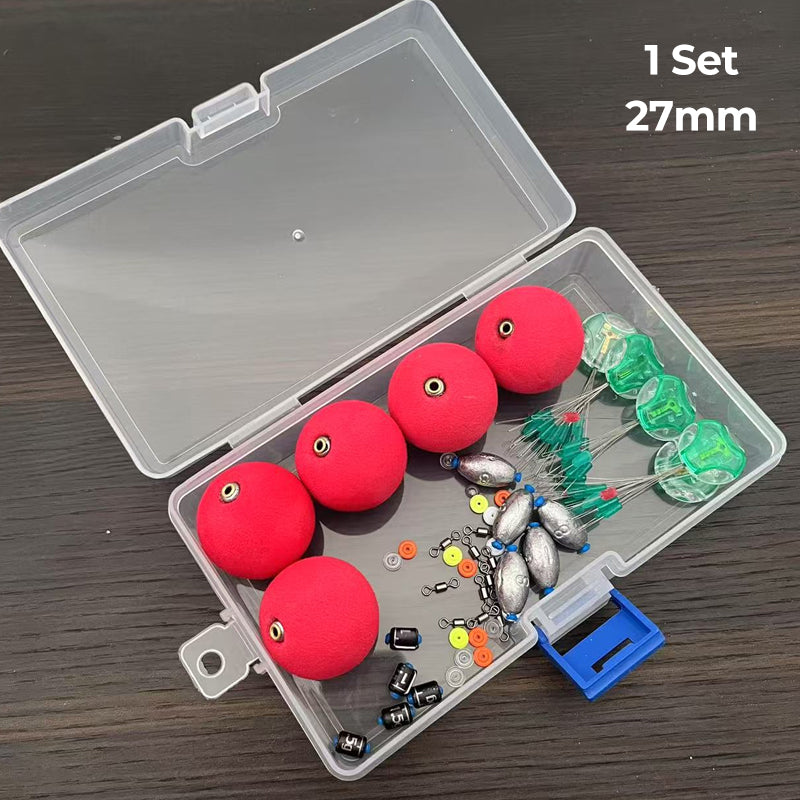 Complete Fishing Set with Floats, Sinkers and Rig Accessories