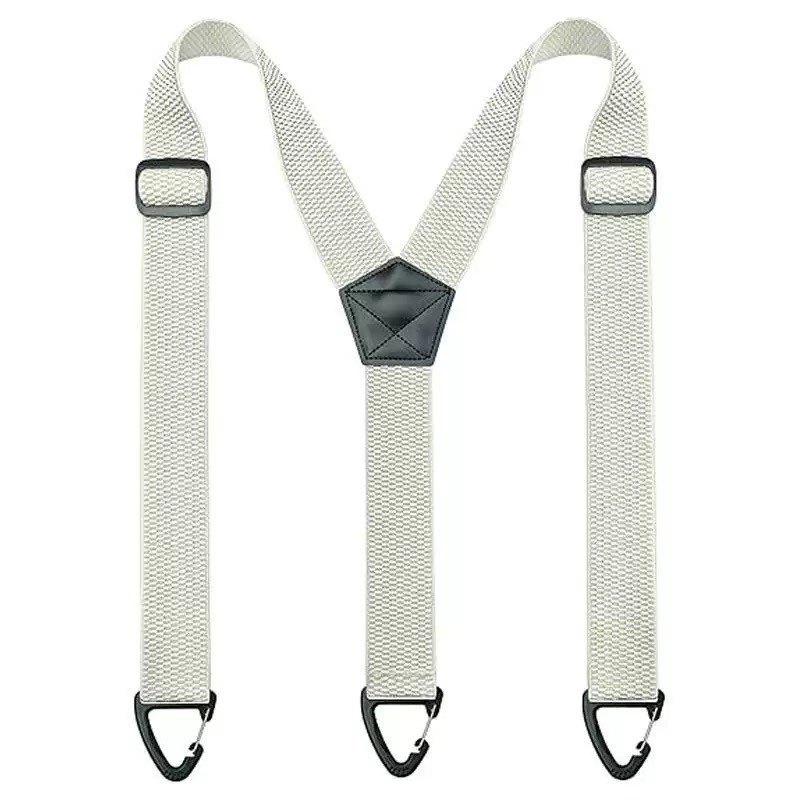 X-Shaped Suspenders for Men – Wide Elastic Straps, Heavy-Duty Clips & Fully Adjustable