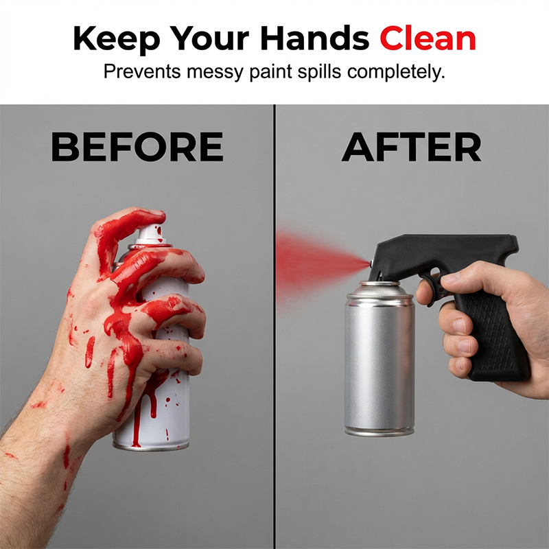 Aerosol Spray Trigger Handle – Comfortable Grip, Relieving and Universal Adjustable Design