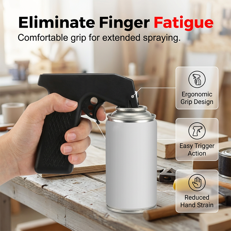 Aerosol Spray Trigger Handle – Comfortable Grip, Relieving and Universal Adjustable Design
