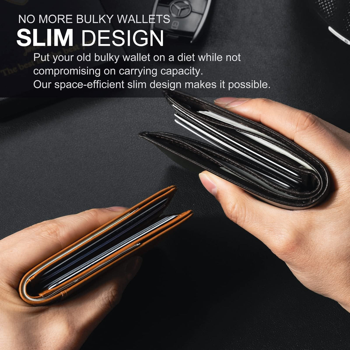 Men's Ultra Thin RFID Blocking Wallet