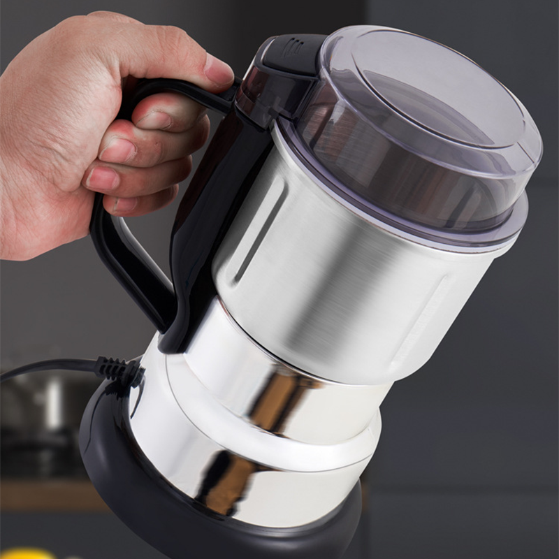 Compact Electric Superfine Grinding Mill - Stainless Steel Multi-Purpose Grain Spice Grinder, Electric Mill for Coffee Beans, Nuts, Herbs & Dry Seasonings for Home Kitchen