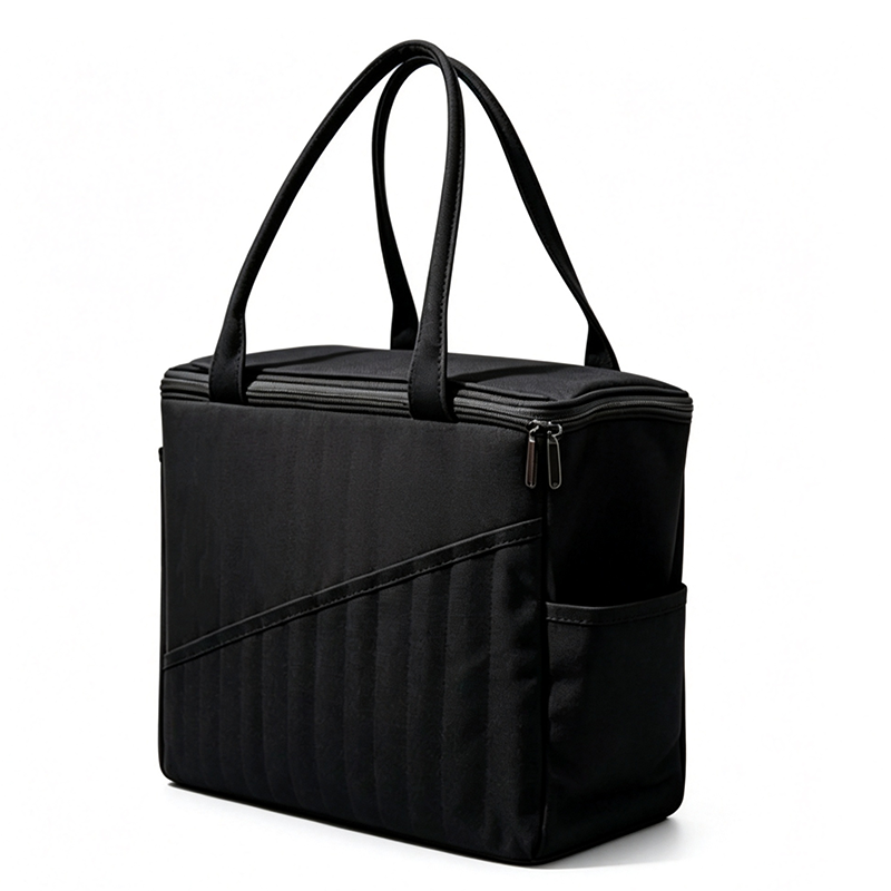 Practical Yarn Bag in Durable Canvas with Smart Compartments for Needles and Scissors
