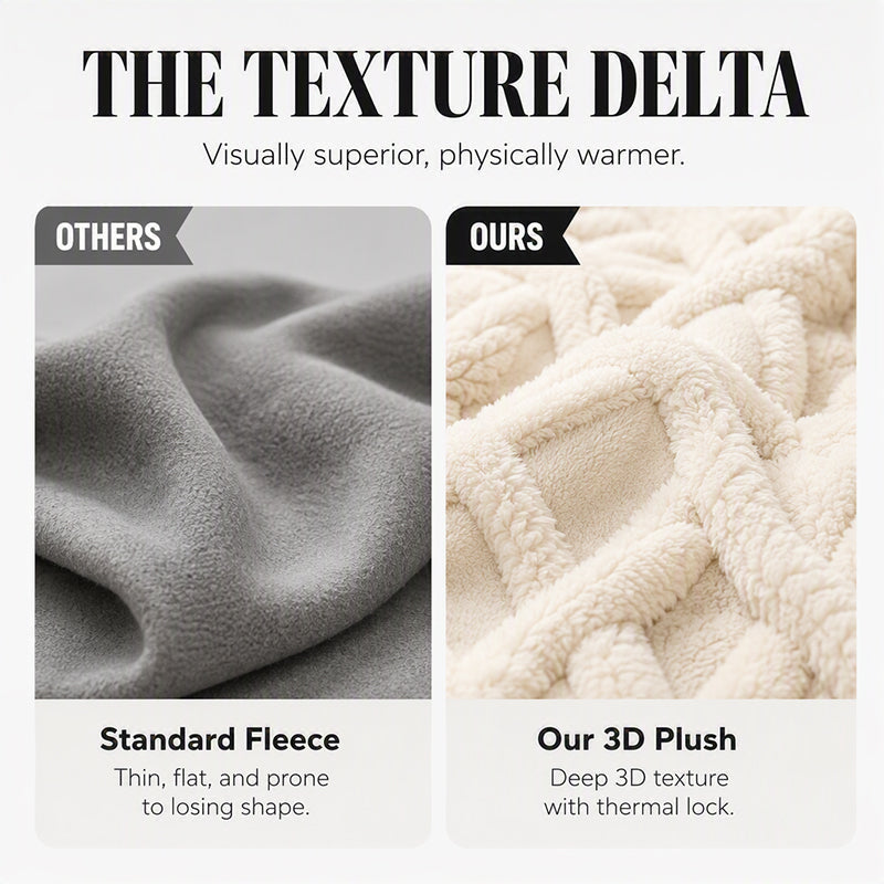 Women's Plush Textured Hoodie & Pants 2-Piece Set