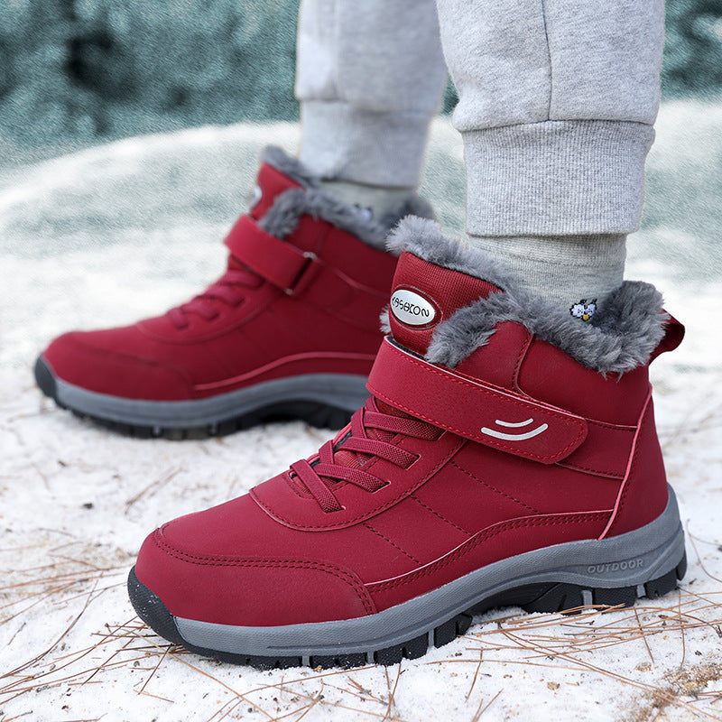 Plush and Thick Cotton Anti-Slip Shoes