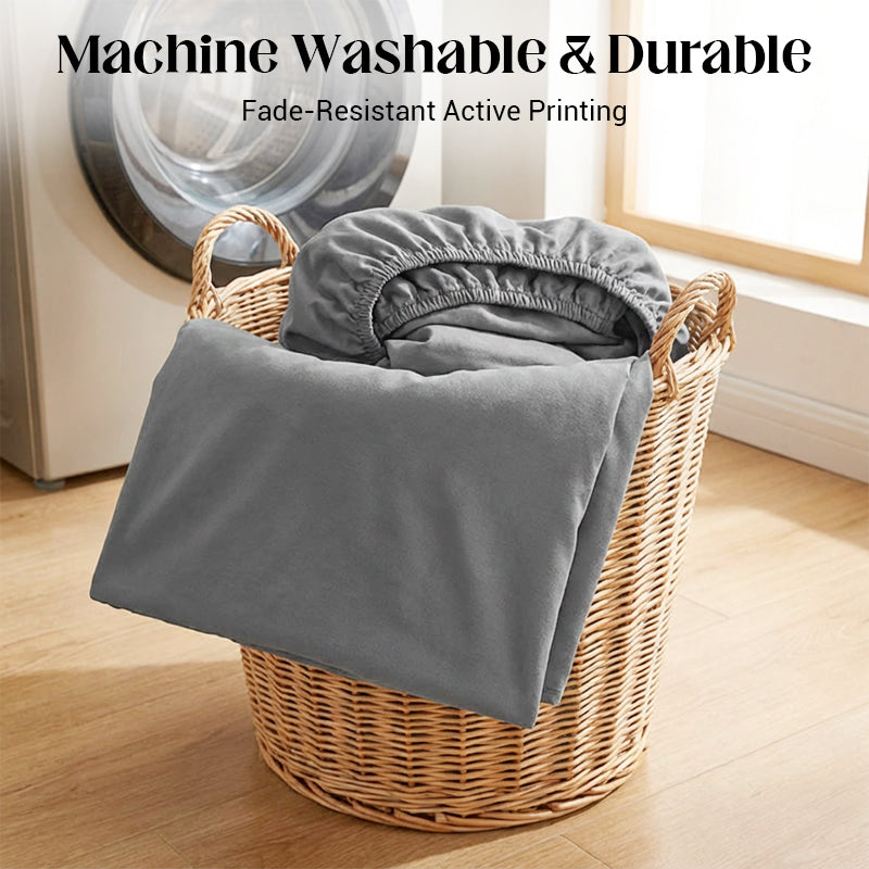 3-Piece Soft Sheet Set with Easy and Secure Fit